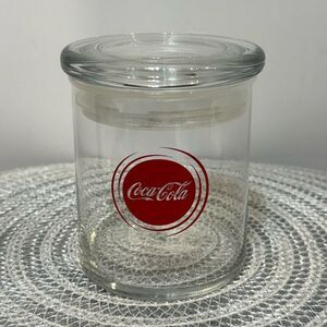 Coca Cola Small Canister With Lid